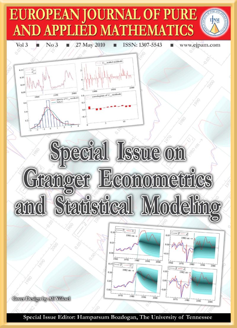 					View Vol. 3 No. 3 (2010): Special Issue on Granger Econometrics and Statistical Modeling
				